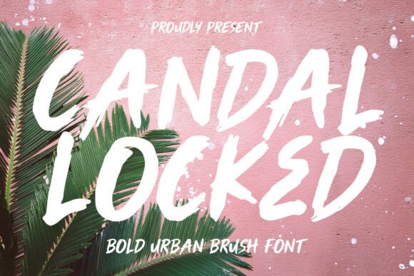 Candal Locked Typeface: A Bold Display Font for Digital Brands