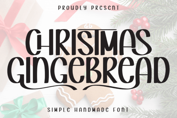 Christmas Gingebread: The Handwritten Display Font for Festive Campaigns