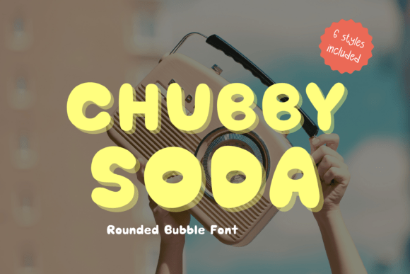Chubby Soda: A Playful Display Font for Editorial Design