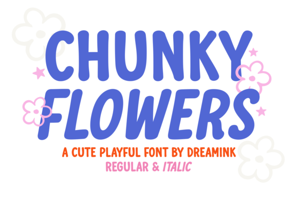Chunky Flowers: The Playful Typeface That Transforms Digital Brand Experiences