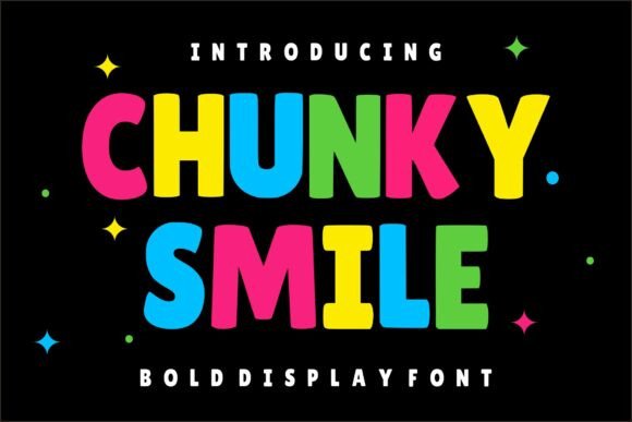 Chunky Smile: The Bold Display Typeface for Scroll-Stopping Campaigns