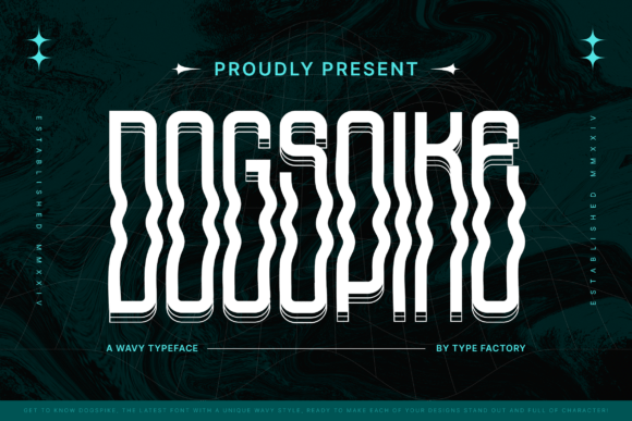 Dogspike: A Wavy Display Typeface for Bold Digital Branding
