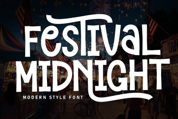 Festival Midnight: The Handwritten Display Font for Authentic Branding