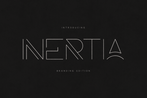 Inertia Branding Edition: The Premium Display Font for Handmade Labels