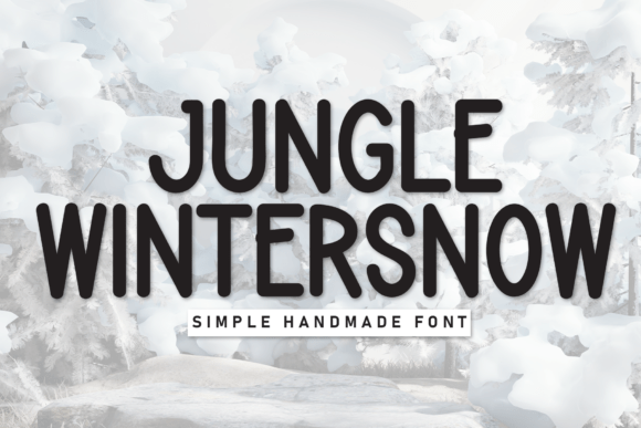 Jungle Wintersnow: A Playful Handwritten Display Font for Brand Identity