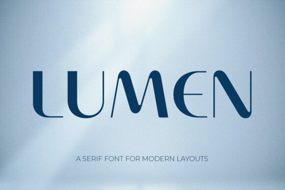 Lumen: A Premium Display Typeface for High-Impact Campaigns