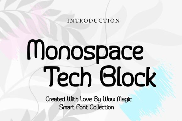 Monospace Tech Block: The Modern Typeface for Digital Branding