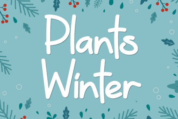 Plants Winter: The Perfect Display Font for Small Business Branding