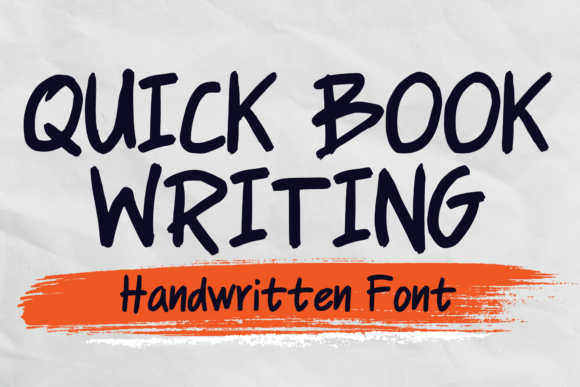 Quick Book Writing: The Perfect Handwritten Font for Crafters