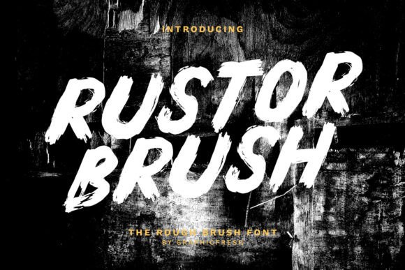 Rustor: The Bold Display Font for Authentic Brand Identity