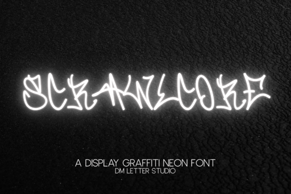 Scrawlcore: The Electric Display Font for Bold Web Design
