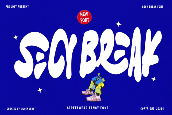 Secy Break: A Bold Display Typeface for Modern Editorial Design