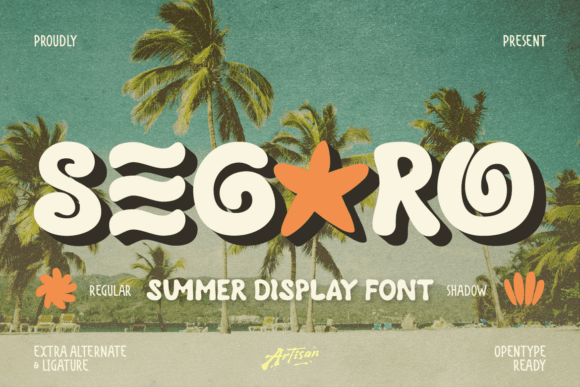 Segaro: The Perfect Summer Display Font for Crafters and Sellers