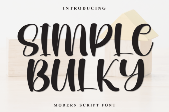 Simple Bulky: A Display Typeface for Editorial Design