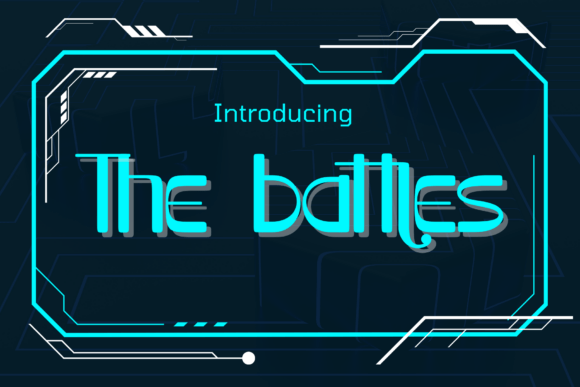 The Battles: A Futuristic Display Font for Modern Editorial Design