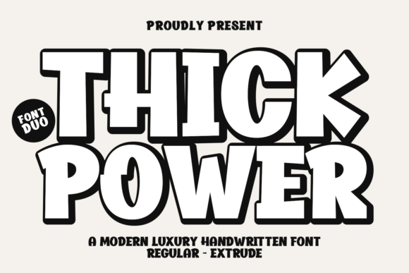 Thick Power: The Display Typeface That Elevates Editorial Design