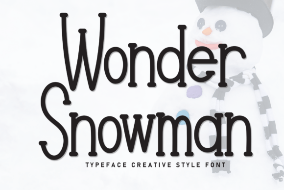 Wonder Snowman: A Creative Display Font for Modern Web Design