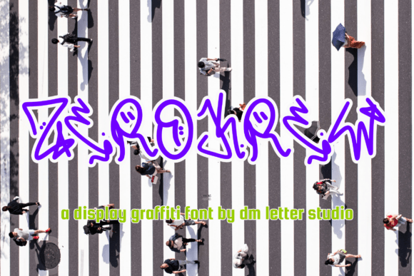 Zerokrew: The Bold Graffiti Typeface for Editorial Impact